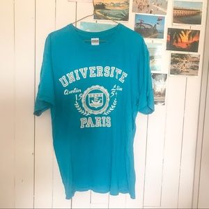 Vintage University of Paris Tshirt